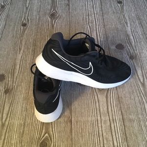 Nike black running shoes